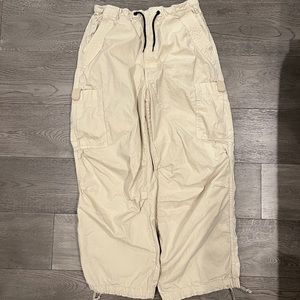 cream jaded london parachute pants